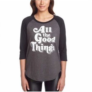 Chaser All Good Things Baseball Tee Shirt Small